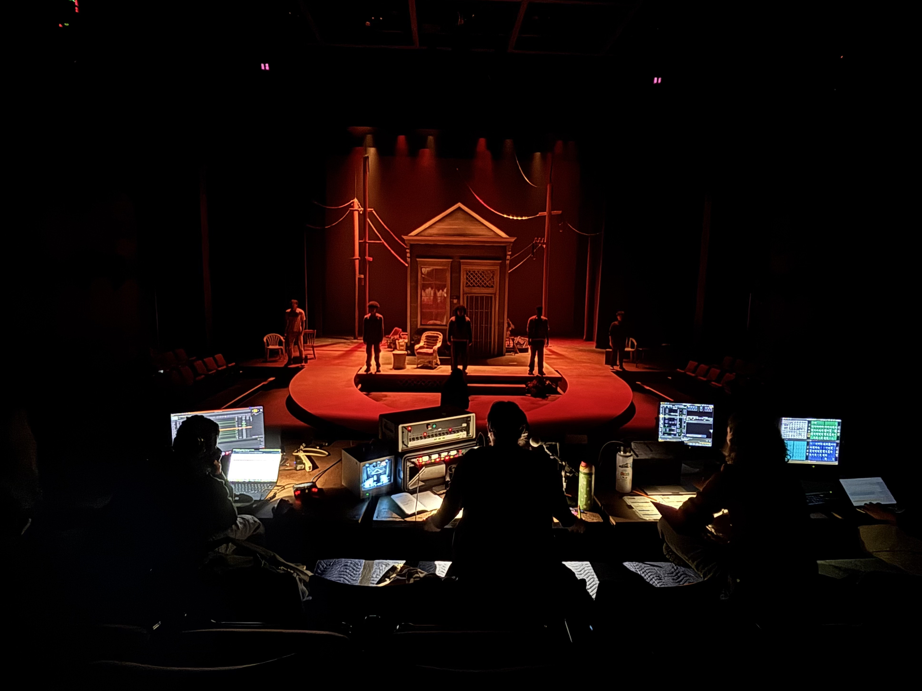 Low angle close up of ballet dancers